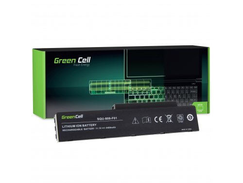 Green Cell Laptop 3UR18650-2-T0182 SQU-809-F01 για Fujitsu-Siemens Li3710 Li3910 Pi3560 Pi3660