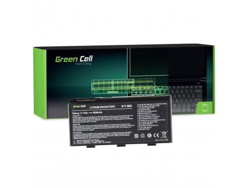 Green Cell Μπαταρία BTY-M6D για MSI GT60 GT70 GT660 GT680 GT683 GT683DXR GT780 GT780DXR GT783 GX660 GX680 GX780