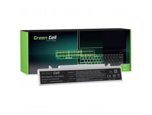 Green Cell AA-PB9NC6B AA-PB9NS6B για Samsung RV511 R519 R522 R530 R540 R580 R620 R719 R780 NP300E5C NP350V5C λευκό