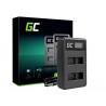 Φορτιστής AHBBP-501 Green Cell ® για το GoPro AHDBT-501, Hero5 Hero6 Hero7 HD Black White Silver Edition (4.35V 2.5W 0.6A)