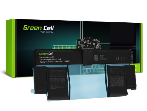 Green Cell Akku A1437 για το Apple MacBook Pro 13 A1425 (Τέλη 2012, αρχές 2013)