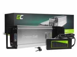 Green Cell® Μπαταρία Για Ηλεκτρικό Ποδήλατο 36V 12Ah 432Wh Rear Rack Ebike 4 Pin Με Φορτιστή
