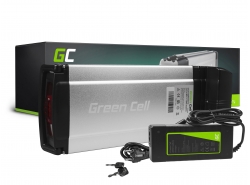 Green Cell® Μπαταρία Για Ηλεκτρικό Ποδήλατο 36V 12Ah 432Wh Rear Rack Ebike 4 Pin Με Φορτιστή
