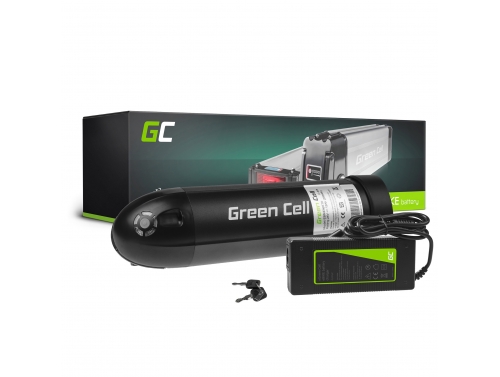 Green Cell® Μπαταρία Για Ηλεκτρικό Ποδήλατο 24V 12Ah 288Wh Down Tube Ebike touch Με Φορτιστή
