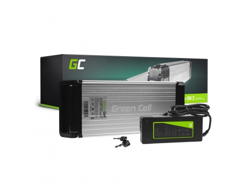 Green Cell® Μπαταρία Για Ηλεκτρικό Ποδήλατο 36V 15Ah 540Wh Rear Rack Ebike C13 Με Φορτιστή