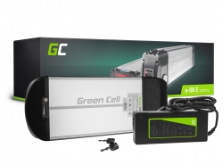 Green Cell® Μπαταρία Για Ηλεκτρικό Ποδήλατο 36V 10.4Ah 374Wh Rear Rack Ebike 2 Pin Για Prophete, Mifa, Curtis Με Φορτιστή