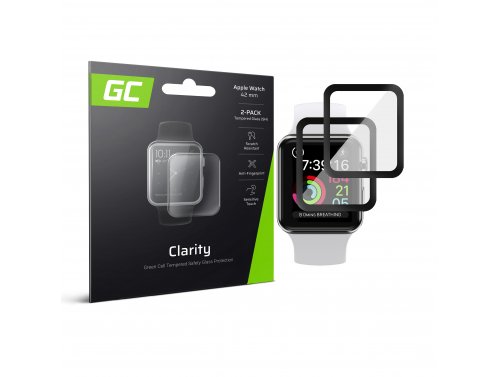 2x προστατευτικό γυαλί GC Clarity για Apple Watch 42mm