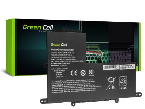 Green Cell Akku PO02XL για HP Stream 11 Pro G2 G3 G4 G5, HP Stream 11-R020NW 11-R021NW 11-Y000NW 11-Y002NW