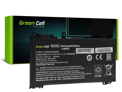 Green Cell Μπαταρία RE03XL L32656-005 για HP ProBook 430 G6 G7 440 G6 G7 445 G6 G7 450 G6 G7 455 G6 G7 445R G6 455R G6