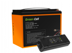 Green Cell® LiFePO4 Μπαταρία 38Ah 12.8V 486Wh μπαταρία φωσφορικού σιδήρου λιθίου με φορτιστή φωτοβολταϊκό σύστημα κινητό σπίτι
