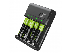 Ρυθμίστε τον Green Cell GC VitalCharger και τις μπαταρίες NiMH σε 2x AA 2000mAh 2x AAA 800mAh