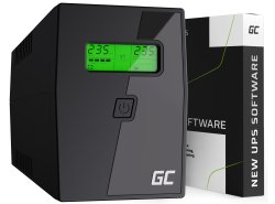 Green Cell UPS 600VA 360W Αδιάλειπτο Τροφοδοτικό με οθόνη LCD + Νέα εφαρμογή