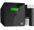 Green Cell UPS 1000VA 700W Αδιάλειπτο Τροφοδοτικό με οθόνη LCD καθαρό ημίτονο + Νέα εφαρμογή