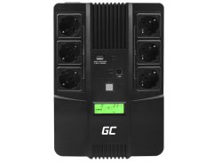 Green Cell UPS 600VA 360W AiO Αδιάλειπτο Τροφοδοτικό με οθόνη LCD + Νέα εφαρμογή