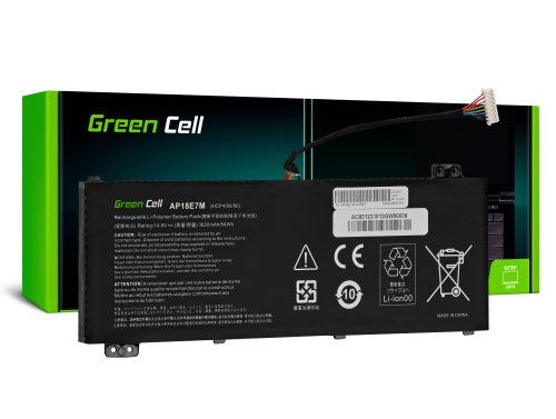 Green Cell Μπαταρία AP18E7M AP18E8M για Acer Nitro AN515-44 AN515-45 AN515-54 AN515-55 AN515-57 AN515-58 AN517-51