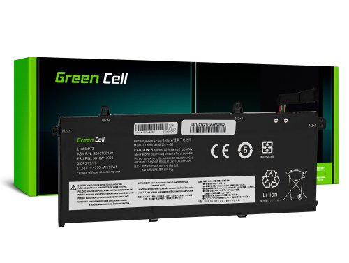 Green Cell Μπαταρία L18C3P71 L18C3P72 L18L3P73 L18M3P73 L18M3P74 για Lenovo ThinkPad T490 T495 P43s P14s T14 Gen 1 2