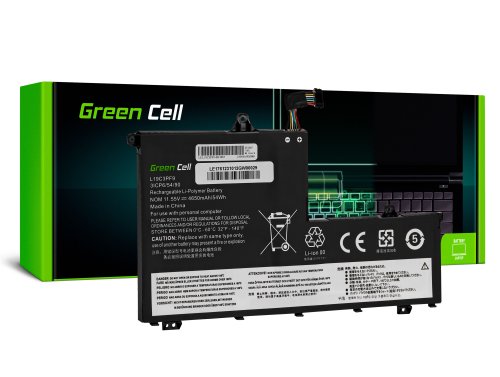 Green Cell Μπαταρία L19C3PF1 L19D3PF1 L19L3PF8 L19M3PF1 για Lenovo ThinkBook 14-IIL 14-IML 15-IIL 15-IML