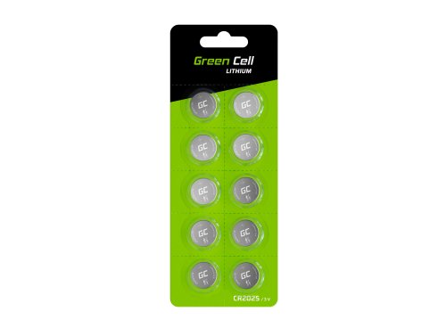 5x Green Cell CR2025 Μπαταρία Lithiumbatterie 3V 160mAh