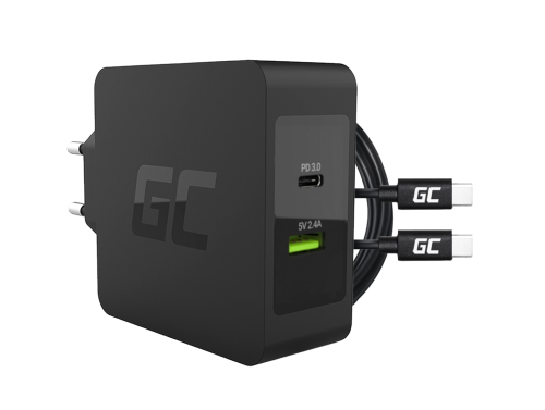 Green Cell 45W USB-C PD με καλώδιο USB-C και επιπλέον θύρα USB