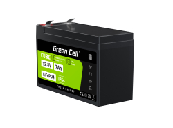 Green Cell CUBE LiFePO4 Μπαταρία 7Ah 12.8V 89.6Wh LFP μπαταρία λιθίου 12V για UPS, παιχνίδια, παρακολούθηση