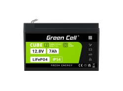 Green Cell CUBE LiFePO4 Μπαταρία 7Ah 12.8V 89.6Wh LFP μπαταρία λιθίου 12V για UPS, παιχνίδια, παρακολούθηση