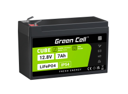 Green Cell CUBE LiFePO4 Μπαταρία 7Ah 12.8V 89.6Wh LFP μπαταρία λιθίου 12V για UPS, παιχνίδια, παρακολούθηση