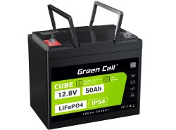 Green Cell CUBE LiFePO4 Μπαταρία 50Ah 12.8V 640Wh LFP μπαταρία λιθίου 12V για Ψάρεμα Σκάφος, μαρίνα, ανελκυστήρες, RV