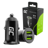 Green Cell Autoladegerät 36W GC PowerRide Nano36 mit 2x USB-A Ultra Charge Schnellladung
