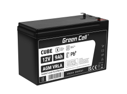 Green Cell ® AGM 12V 9Ah μπαταρία VRLA μπαταρία μολύβδου Unbemann UPS UPS σύστημα UPS σύστημα εφεδρική μπαταρία