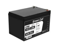 Green Cell ® AGM 12V 14Ah μπαταρία VRLA παιχνίδια μπαταρίας μολύβδου ηλεκτρικά παιχνίδια συναγερμός παιδικών οχημάτων