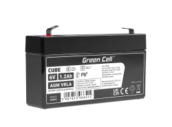 Green Cell ® AGM 6V 1.2Ah μπαταρία VRLA μπαταρία παιχνίδια μπαταρίας ηλεκτρικά παιχνίδια συναγερμός παιδικών οχημάτων