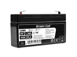 Green Cell ® AGM 6V 1.3Ah μπαταρία VRLA παιχνίδια μπαταρίας μολύβδου ηλεκτρικά παιχνίδια συναγερμός παιδικών οχημάτων