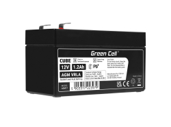 Green Cell ® AGM 12V 1.2Ah μπαταρία VRLA παιχνίδια μπαταρίας μολύβδου ηλεκτρικά παιχνίδια συναγερμός παιδικών οχημάτων