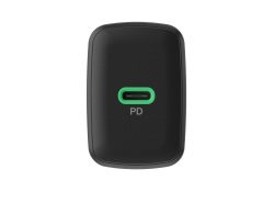 Greencell PowerSource Solo30 Ladegerät USB C Schwarz Power Adapter 30W Power Delivery