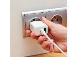 Greencell PowerSource Solo30 Ladegerät USB C weiß Power Adapter 30W Power Delivery