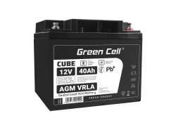 Green Cell ® AGM 12V 40Ah μπαταρία VRLA μπαταρία μολύβδου Unbemann Caravan φωτοβολταϊκή αναπηρική καρέκλα ηλιακή μπαταρία