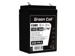 AGM GEL Batterie 12V 2.8Ah Blei Akku Green Cell Wartungsfreie für Schwerkraft und Alarm