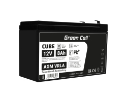 Green Cell ® AGM 12V 8Ah μπαταρία VRLA μπαταρία μολύβδου Unbemann UPS UPS σύστημα UPS εφεδρική μπαταρία συστήματος