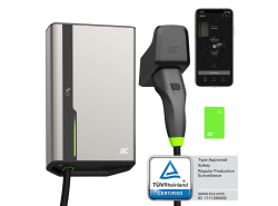 Green Cell GC HabuDen Wallbox 11kW 22kW 32A 5m NFC Τύπος 2 καλώδιο EV σταθμός φόρτισης για ηλεκτρικά αυτοκίνητα GC App BT WiFi