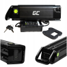 Green Cell® E-Bike Battery 24V 10.4Ah Li-Ion Silverfish with Charger for Electric Bicycle