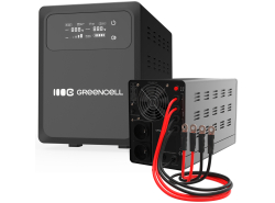 Greencell Αδιάλειπτη Παροχή Ρεύματος AVR UPS 2000VA 1200W PowerCore 12 VDC με οθόνη LCD