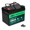 Green Cell Cube AGM VRLA IP54 12V 33Ah χωρίς συντήρηση μπαταρία για χλοοκοπτικά, σκούτερ, σκάφη, αμαξίδια