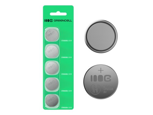 5x μπαταρία Λιθίου CR2025 CR 2025 3V 160mAh Greencell μπαταρία κουμπί Blister