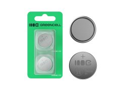 Greencell Blister 2x μπαταρία λιθίου CR2032 3V 220mAh κουμπί για κλειδί, ρολόι, τηλεκοντρόλ, ζυγαριά