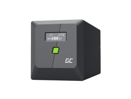 Τροφοδοτικός UPS Greencell 1000VA 600W PowerProof με οθόνη LCD