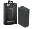 Greencell PowerPlay 30 - μαύρος powerbank ισχύος 30 000mAh, 22,5W, 4 θύρες