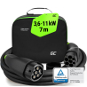 Green Cell Snap τύπου 2 Καλώδιο φόρτισης EV 11kW 7m για Tesla Model 3 S X Y, VW ID.3, ID.4, Kia EV6, Audi E-Tron, Fiat 500e