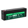 Greencell AGM VRLA 12V 2.5Ah χωρίς συντήρηση μπαταρία για ταμειακή μηχανή, παιχνίδια, κάμερες (178x36x66mm)