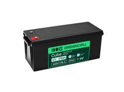 Greencell AGM VRLA 12V 175Ah χωρίς συντήρηση φορτιστής για βάρκες, φωτοβολταϊκά, ηλιακούς συλλέκτες (532x207x220mm)