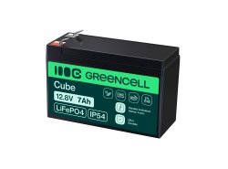 Green Cell CUBE LiFePO4 Μπαταρία 7Ah 12.8V 89.6Wh LFP μπαταρία λιθίου 12V για UPS, παιχνίδια, παρακολούθηση